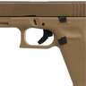Glock 19X 9mm Luger 4.02in Bronze Nitron Coyote Pistol - 15+1 Rounds - Brown