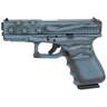 Glock G19 Gen3 Compact 9mm Luger 4.02in Blue Titanium Flag Cerakote Pistol - 15+1 Rounds - Blue