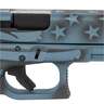 Glock G19 Gen3 Compact 9mm Luger 4.02in Blue Titanium Flag Cerakote Pistol - 15+1 Rounds - Blue