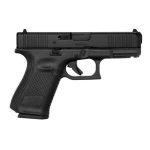 Glock 19 Gen5 Refurbished 9mm Luger 4.02in Black nDLC Pistol - 15+1 Rounds - Used