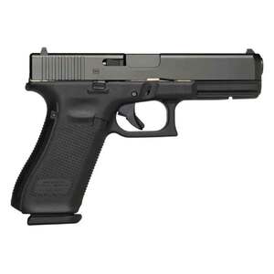 Glock G17 Gen5 9mm Luger 4.49in Matte Black Steel Pistol - 17+1 Rounds
