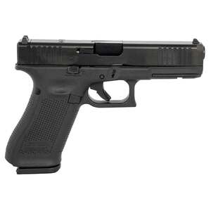 Glock G17 Gen5 MOS 9mm Luger 4.49in Matte Black Steel Pistol - 17+1 Rounds