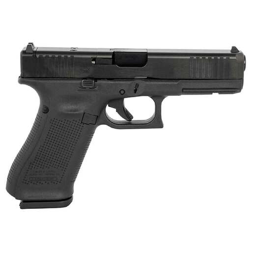 Glock G17 Gen5 MOS 9mm Luger 4.49in Matte Black Steel Pistol - 17+1 Rounds - Black image