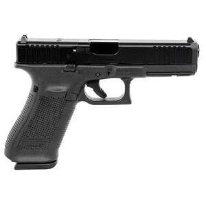 Glock G17 Gen5 MOS 9mm Luger 4.49in Matte Black Steel Pistol - 17+1 Round