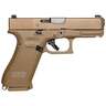 Glock 19X 9mm Luger 4.02in Bronze Nitron Coyote Pistol - 17+1 Rounds - Brown
