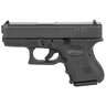 Glock G26 Gen3 Subcompact 9mm Luger 3.43in Matte Black Steel Pistol - 17+1 Rounds - Black