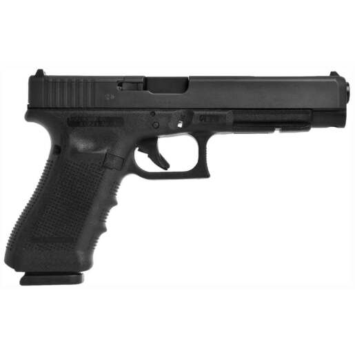 Glock G34 Gen4 Competition MOS 9mm Luger 5.31in Matte Black Steel Pistol - 17+1 Rounds - Black image
