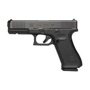 Glock G17 Gen5 MOS 9mm Luger 4.49in Black nDCL Steel Pistol - 17+1 Rounds