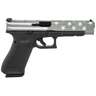 Glock G34 Gen5 Competition MOS 9mm Luger 5.31in Gray Battle Worn Flag Cerakote Pistol - 17+1 Rounds - Gray