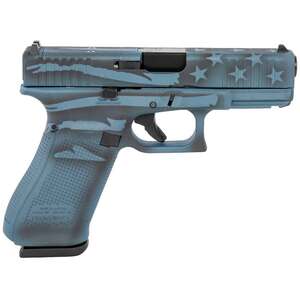 Glock G45 Gen5 Compact Crossover MOS 9mm Luger 4.02in Blue Titanium Flag Cerakote Pistol - 17+1 Rounds