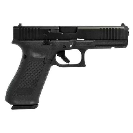Glock G17 Gen5 9mm Luger 4.49in Black nDCL Steel Pistol - 17+1 Rounds - Black image