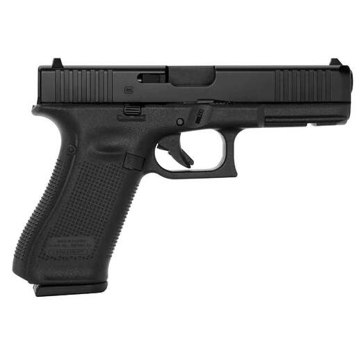 Glock G17 Gen5 MOS 9mm Luger 4.49in Black nDLC Steel Pistol - 17+1 Rounds - Black image