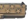 Glock G17 Gen3 9mm Luger 4.49in Black / Coyote Battle Worn Flag Cerakote Pistol - 17+1 Rounds - Brown