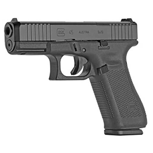 Glock G45 Gen5 MOS 9mm Luger 4.02in Black nDLC Steel Pistol - 17+1 Rounds - Used image