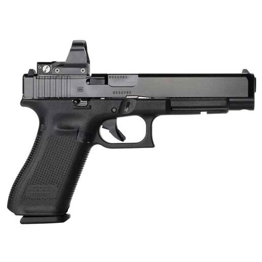 Glock 34 Gen5 MOS Refurbished 9mm Luger 5.31in Black nDLC Pistol - 17+1 Rounds - Used image