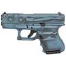 Glock 27 Gen3 Sub-Compact 40 S&W 3.43in Blue Titanium Flag Cerakote Pistol - 9+1 Rounds - Blue