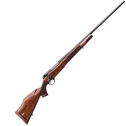 Weatherby Mark V Deluxe Blued Walnut Bolt Action Rifle - 240 Weatherby Magnum - 24in - Brown image