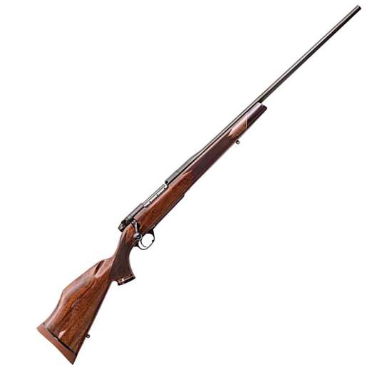 Weatherby Mark V Deluxe Blued Walnut Bolt Action Rifle - 243 Winchester - 22in - Brown image
