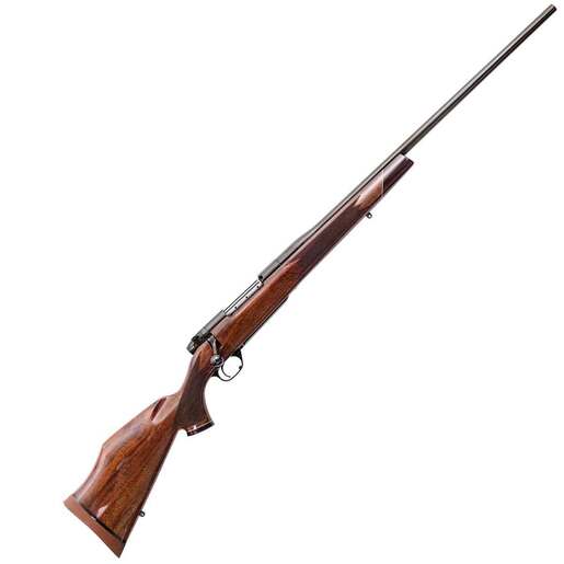 Weatherby Mark V Deluxe Blued Walnut Bolt Action Rifle - 340 Weatherby Magnum - 26in - Brown image