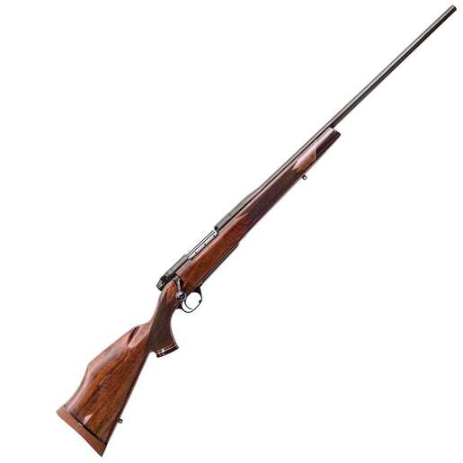Weatherby Mark V Deluxe Blued Walnut Bolt Action Rifle - 416 Weatherby Magnum - 26in - Brown image