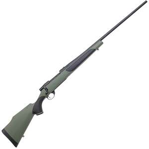 Weatherby Vanguard Synthetic Matte Blued/Green Bolt Action Rifle - 300 Winchester Magnum - 26in