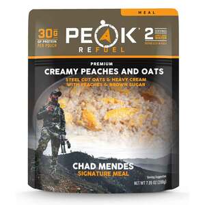 Peak Refuel Peaches and Cream Oatmeal - 2 Servings