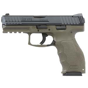 HK VP9 9mm Luger 4.09in Green Pistol - 10+1 Rounds