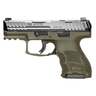 HK VP9SK Subcompact 9mm Luger 3.39in Green / Black Steel Pistol - 10+1 Rounds - Green