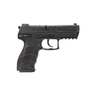 HK P30 V3 40 S&W 3.85in Black Serrated Steel Pistol - 13+1 Rounds - Black