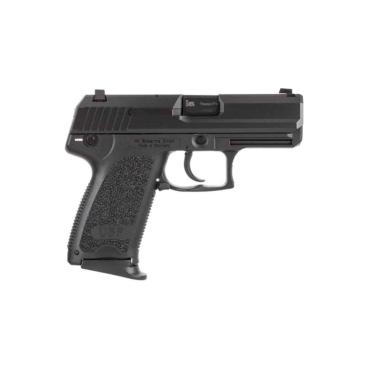 H&K USP Compact V1 9mm Luger 3.58in Black Serrated Steel Pistol