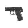 HK USP Compact V1 9mm Luger 3.58in Black Serrated Steel Pistol - 13+1 Rounds - Black