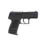 HK USP Compact V1 9mm Luger 3.58in Black Serrated Steel Pistol - 13+1 Rounds - Black