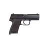 HK USP V1 9mm Luger 4.25in Black Serrated Steel Pistol - 15+1 Rounds - Black