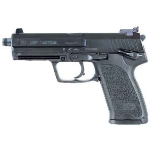 HK USP Tactical V1 9mm Luger 4.86in Black Pistol - 15+1 Rounds