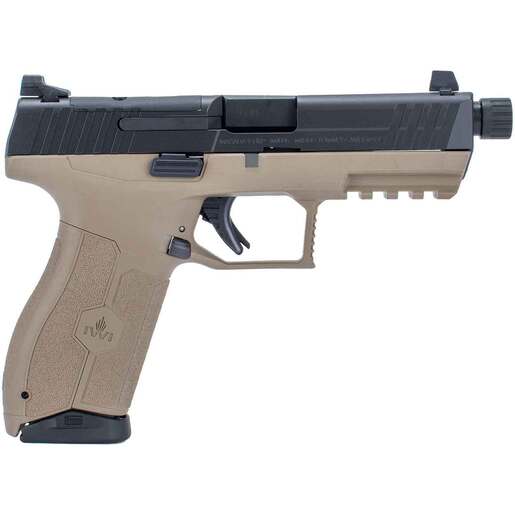 IWI MASADA Tactical 9mm Luger 4.6in Flat Dark Earth Pistol - 10+1 Rounds - Tan image