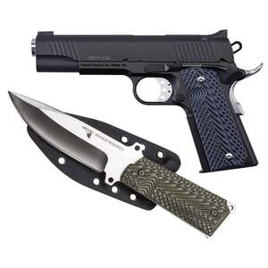 Magnum Research 1911 G 10mm Auto 5.01in Matte Black Pistol w/Knife - 8+1 Rounds