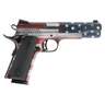 Citadel 1911-A1 Government 9mm Luger 5in American Flag Cerakote Pistol - 10+1 Rounds - Red