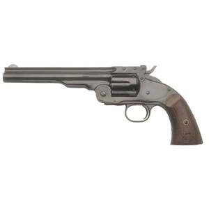 Cimarron #3 Schofield 45 (Long) Colt 7in Matte Black Steel Revolver - 6 Rounds