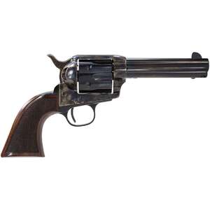 Taylor's & Company Smoke Wagon Deluxe 357 Magnum 4.75in Taylor Polished Blued / Color Case Hardened Steel Revolver - 6 Rounds