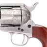 Taylors and Company 1873 Cattleman 357 Magnum 5.5in White Floral Engraved Steel Revolver - 6 Rounds
