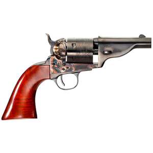 Taylors and Company The Hickok Open-Top 38 Special 3.5in Blued / Color Case Hardened Steel Revolver - 6 Rounds