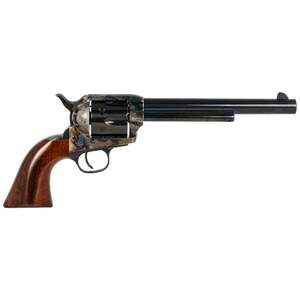 Taylors and Company 1873 Cattleman 38-40 Winchester 7.5in Blued / Color Case Hardened Steel Revolver - 6 Rounds
