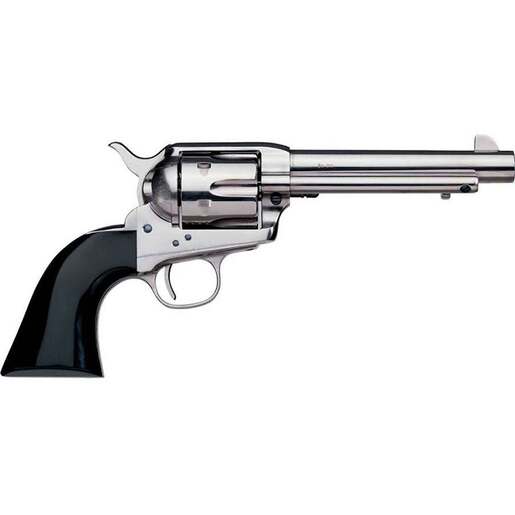 Taylor's & Company 1873 Cattleman 44-40 Winchester 4.75in Nickel-Plated Steel Revolver - 6 Rounds image