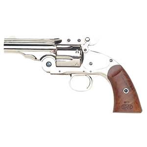 Taylor's & Company Schofield Top Break 44-40 Winchester 5in Nickel-Plated Steel Revolver - 6 Rounds