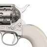 Taylor's & Company 1873 Cattle Brand 45 (Long) Colt 5.5in Nickel-Plated Engraved Steel Revolver - 6 Rounds