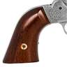 Taylor's & Company 1875 Army Outlaw 45 (Long) Colt 5.5in White Engraved Steel Revolver - 6 Rounds