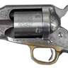 Taylor's & Company 1858 Remington Conversion 45 (Long) Colt 8in Nickel-Plated Engraved Steel Revolver - 6 Rounds