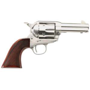 Taylor's & Company Runnin Iron 45 (Long) Colt 3.5in Taylor Polished Stainless Steel Revolver - 6 Rounds