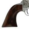 Taylor's & Company 1873 Cattleman 45 (Long) Colt 5.5in White Photo Engraved Steel Revolver - 6 Rounds