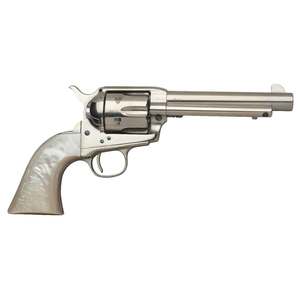 Taylor's & Company 1873 Cattleman 45 (Long) Colt 5.5in Nickel-Plated Steel Revolver - 6 Rounds